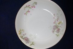 BAWO & DOTTER PURPLE ASTER & YELLOW/ PINK FLOWERS-COUPE SOUP BOWL  7 1/2" ..... http://jaapiesfinechinastore.com