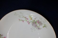 BAWO & DOTTER PURPLE ASTER & YELLOW/ PINK FLOWERS-COUPE SOUP BOWL  7 1/2" ..... http://jaapiesfinechinastore.com