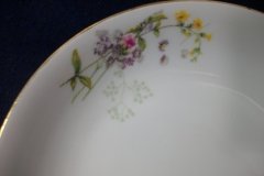 BAWO & DOTTER PURPLE ASTER & YELLOW/ PINK FLOWERS-COUPE SOUP BOWL  7 1/2" ..... http://jaapiesfinechinastore.com