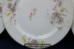 BAWO & DOTTER PURPLE ASTER & YELLOW/ PINK FLOWERS-DINNER PLATE 9 3/4" ..... http://jaapiesfinechinastore.com
