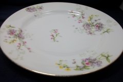 BAWO & DOTTER PURPLE ASTER & YELLOW/ PINK FLOWERS-DINNER PLATE 9 3/4" ..... http://jaapiesfinechinastore.com