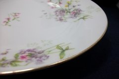 BAWO & DOTTER PURPLE ASTER & YELLOW/ PINK FLOWERS-DINNER PLATE 9 3/4" ..... http://jaapiesfinechinastore.com