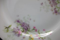 BAWO & DOTTER PURPLE ASTER & YELLOW/ PINK FLOWERS-SALAD PLATE  7 5 /8" ..... http://jaapiesfinechinastore.com