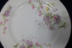 BAWO & DOTTER PURPLE ASTER & YELLOW/ PINK FLOWERS-SALAD PLATE  7 5 /8" ..... http://jaapiesfinechinastore.com