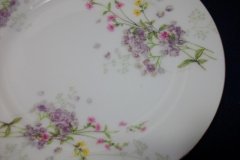 BAWO & DOTTER PURPLE ASTER & YELLOW/ PINK FLOWERS-SALAD PLATE  7 5 /8" ..... http://jaapiesfinechinastore.com