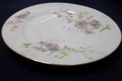 BAWO & DOTTER PURPLE ASTER & YELLOW/ PINK FLOWERS-SALAD PLATE  7 5 /8" ..... http://jaapiesfinechinastore.com