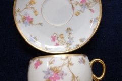 BAWO & DOTTER (ELITE WORKS) SCATTERED FLOWERS-  BOWL CUP & SAUCER   .....   http://jaapiesfinechinastore.com