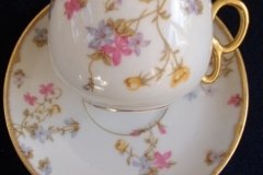 BAWO & DOTTER (ELITE WORKS) SCATTERED FLOWERS-  BOWL CUP & SAUCER   .....   http://jaapiesfinechinastore.com