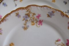 BAWO & DOTTER (ELITE WORKS) SCATTERED FLOWERS-  BREAD & BUTTER PLATE ..... http://jaapiesfinechinastore.com