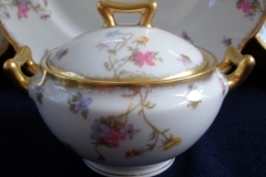 BAWO & DOTTER (ELITE WORKS) SCATTERED FLOWERS-COVERED SUGAR BOWL  .....   https://www.jaapiesfinechinastore.com