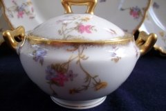 BAWO & DOTTER (ELITE WORKS) SCATTERED FLOWERS-COVERED SUGAR BOWL  .....   http://jaapiesfinechinastore.com
