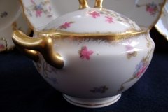 BAWO & DOTTER (ELITE WORKS) SCATTERED FLOWERS-COVERED SUGAR BOWL  .....   http://jaapiesfinechinastore.com