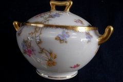 BAWO & DOTTER (ELITE WORKS) SCATTERED FLOWERS-COVERED SUGAR BOWL  .....   http://jaapiesfinechinastore.com