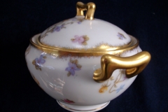 BAWO & DOTTER (ELITE WORKS) SCATTERED FLOWERS-COVERED SUGAR BOWL  .....   https://www.jaapiesfinechinastore.com