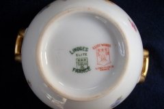 BAWO & DOTTER (ELITE WORKS) SCATTERED FLOWERS-COVERED SUGAR BOWL  .....   http://jaapiesfinechinastore.com