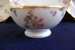 BAWO & DOTTER (ELITE WORKS) SCATTERED FLOWERS- CRANBERRY BOWL  .....   http://jaapiesfinechinastore.com