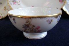 BAWO & DOTTER (ELITE WORKS) SCATTERED FLOWERS- CRANBERRY BOWL  .....   http://jaapiesfinechinastore.com