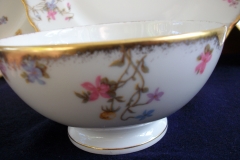 BAWO & DOTTER (ELITE WORKS) SCATTERED FLOWERS- CRANBERRY BOWL  .....   https://www.jaapiesfinechinastore.com