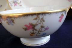 BAWO & DOTTER (ELITE WORKS) SCATTERED FLOWERS- CRANBERRY BOWL  .....   http://jaapiesfinechinastore.com