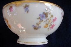 BAWO & DOTTER (ELITE WORKS) SCATTERED FLOWERS- CRANBERRY BOWL  .....   http://jaapiesfinechinastore.com