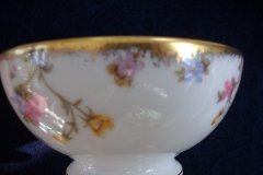 BAWO & DOTTER (ELITE WORKS) SCATTERED FLOWERS- CRANBERRY BOWL  .....   http://jaapiesfinechinastore.com