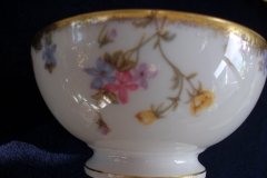 BAWO & DOTTER (ELITE WORKS) SCATTERED FLOWERS- CRANBERRY BOWL  .....   http://jaapiesfinechinastore.com