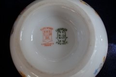 BAWO & DOTTER (ELITE WORKS) SCATTERED FLOWERS- CRANBERRY BOWL  .....   http://jaapiesfinechinastore.com