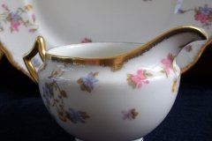 BAWO & DOTTER (ELITE WORKS) SCATTERED FLOWERS- CREAMER  6oz  .....   http://jaapiesfinechinastore.com