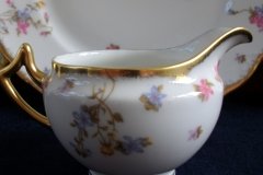 BAWO & DOTTER (ELITE WORKS) SCATTERED FLOWERS- CREAMER  6oz  .....   http://jaapiesfinechinastore.com
