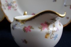 BAWO & DOTTER (ELITE WORKS) SCATTERED FLOWERS- CREAMER  6oz  .....   http://jaapiesfinechinastore.com