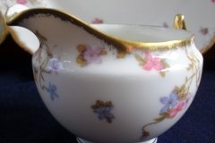BAWO & DOTTER (ELITE WORKS) SCATTERED FLOWERS- CREAMER  6oz  .....   http://jaapiesfinechinastore.com