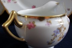 BAWO & DOTTER (ELITE WORKS) SCATTERED FLOWERS- CREAMER  6oz  .....   http://jaapiesfinechinastore.com