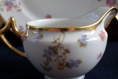 BAWO & DOTTER (ELITE WORKS) SCATTERED FLOWERS- CREAMER  6oz  .....   http://jaapiesfinechinastore.com