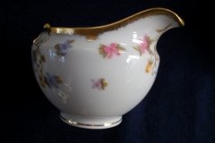 BAWO & DOTTER (ELITE WORKS) SCATTERED FLOWERS- CREAMER  6oz  .....   http://jaapiesfinechinastore.com