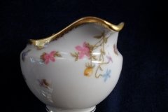 BAWO & DOTTER (ELITE WORKS) SCATTERED FLOWERS- CREAMER  6oz  .....   http://jaapiesfinechinastore.com