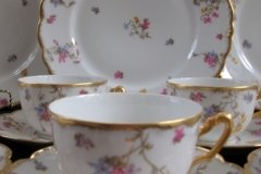 BAWO & DOTTER (ELITE WORKS) SCATTERED FLOWERS- CUP & SAUCER   .....   http://jaapiesfinechinastore.com