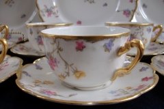 BAWO & DOTTER (ELITE WORKS) SCATTERED FLOWERS- CUP & SAUCER   .....   http://jaapiesfinechinastore.com