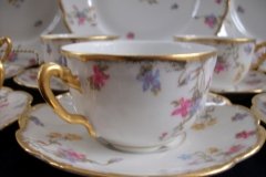 BAWO & DOTTER (ELITE WORKS) SCATTERED FLOWERS- CUP & SAUCER   .....   http://jaapiesfinechinastore.com