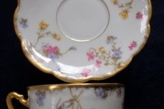 BAWO & DOTTER (ELITE WORKS) SCATTERED FLOWERS- CUP & SAUCER   .....   http://jaapiesfinechinastore.com