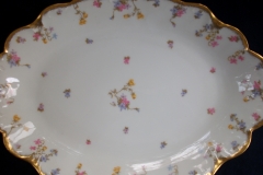 BAWO & DOTTER (ELITE WORKS) SCATTERED FLOWERS- LARGE SERVING  PLATTER 16 3/8" ..... https://www.jaapiesfinechinastore.com