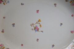 BAWO & DOTTER (ELITE WORKS) SCATTERED FLOWERS- LARGE SERVING  PLATTER 16 3/8" ..... http://jaapiesfinechinastore.com