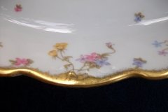 BAWO & DOTTER (ELITE WORKS) SCATTERED FLOWERS- LARGE SERVING  PLATTER 16 3/8" ..... http://jaapiesfinechinastore.com