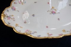 BAWO & DOTTER (ELITE WORKS) SCATTERED FLOWERS- LARGE SERVING  PLATTER 16 3/8" ..... http://jaapiesfinechinastore.com