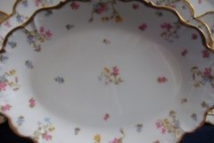 BAWO & DOTTER (ELITE WORKS) SCATTERED FLOWERS- MEDIUM SERVING  PLATTER  13  7/8" ..... http://jaapiesfinechinastore.com