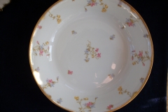 BAWO & DOTTER  (ELITE WORKS) SCATTERED FLOWERS- OPEN SERVING BOWL 9 3/8" .....   https://www.jaapiesfinechinastore.com