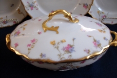 BAWO & DOTTER  (ELITE WORKS) SCATTERED FLOWERS- OVAL COVERED SERVING BOWL .....   https://www.jaapiesfinechinastore.com