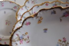 BAWO & DOTTER (ELITE WORKS) SCATTERED FLOWERS- SMALL SERVING  PLATTER  11  1/4" ..... http://jaapiesfinechinastore.com