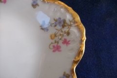 BAWO & DOTTER (ELITE WORKS) SCATTERED FLOWERS- SMALL SERVING  PLATTER  11  1/4" ..... http://jaapiesfinechinastore.com