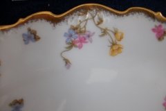BAWO & DOTTER (ELITE WORKS) SCATTERED FLOWERS- SMALL SERVING  PLATTER  11  1/4" ..... http://jaapiesfinechinastore.com