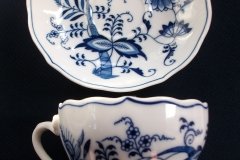 BLUE DANUBE- LARGE CUP & SAUCER  ,,,,,  http://jaapiesfinechinastore.com